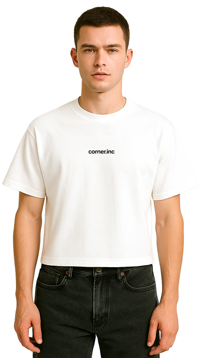 corner.inc cropped tee