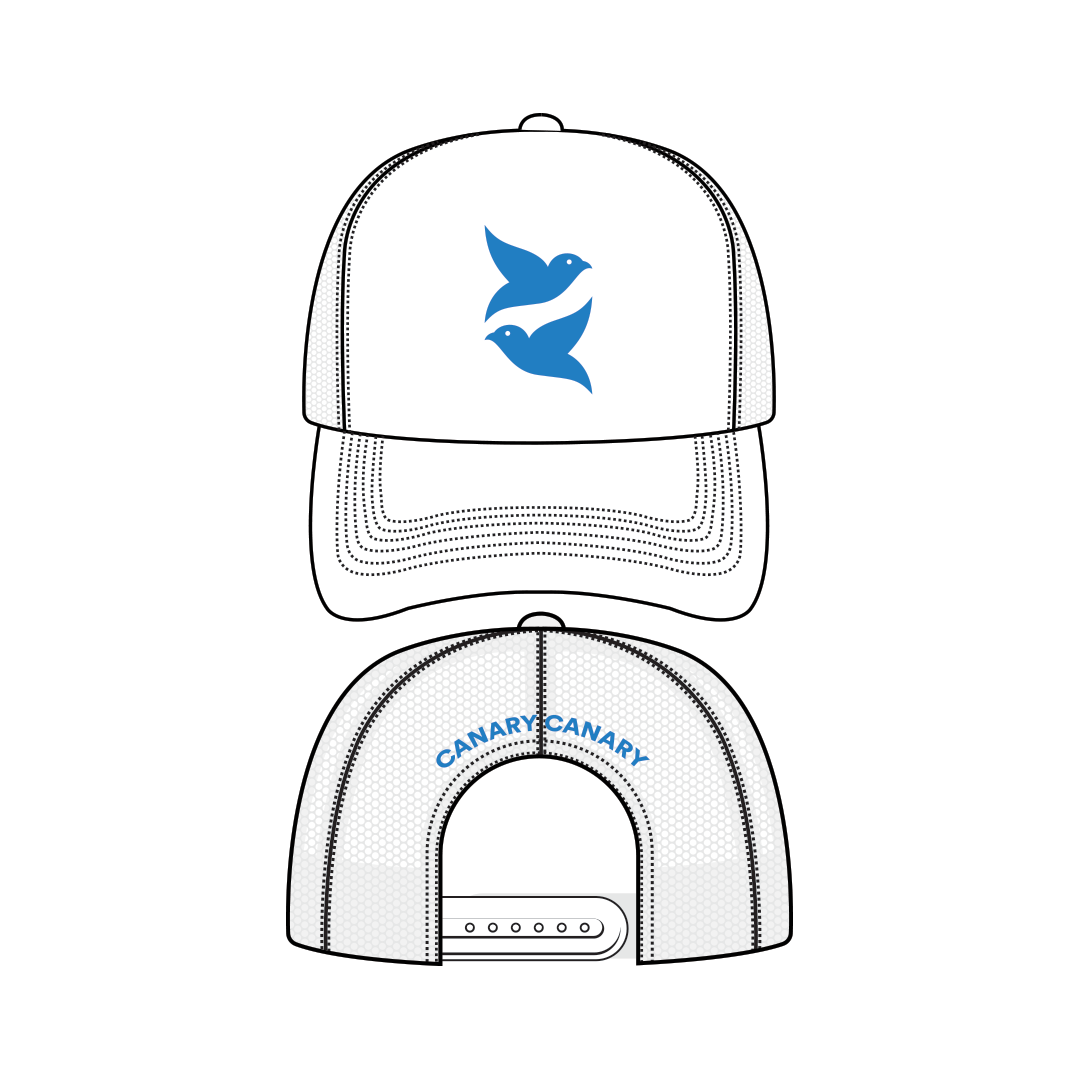 Canary Canary™ Trucker Hat - White