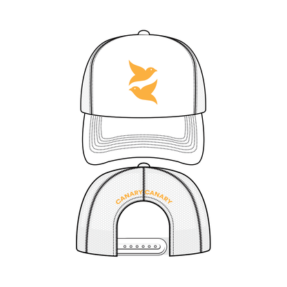 Canary Canary™ Trucker Hat - White