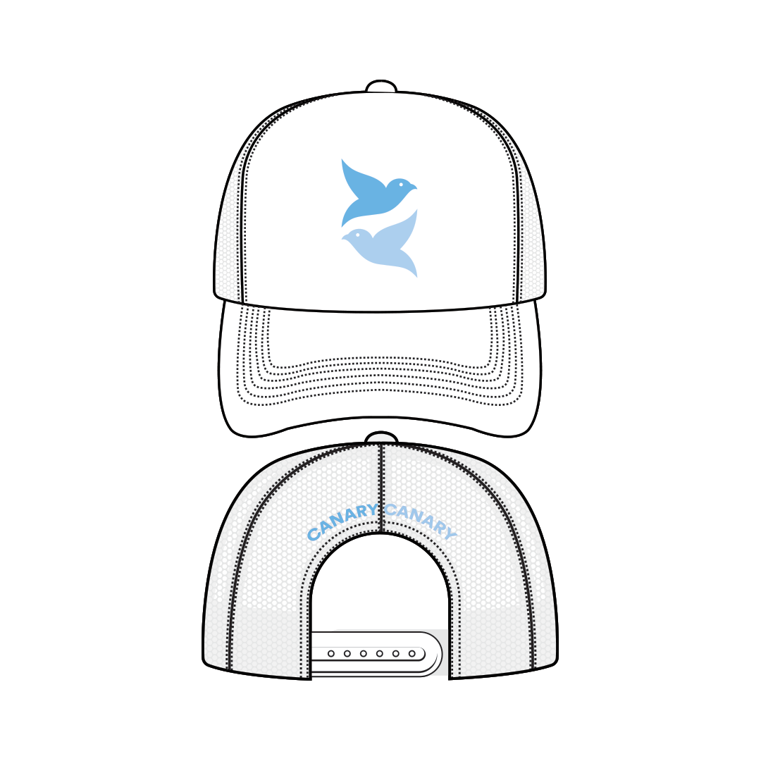 Canary Canary™ Trucker Hat - White