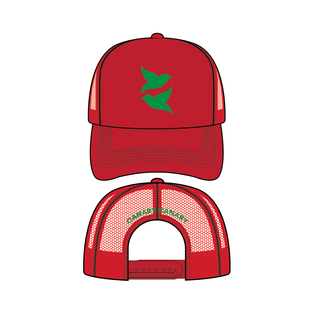 Canary Canary™ Trucker Hat - Red