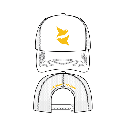 Canary Canary™ Trucker Hat - White