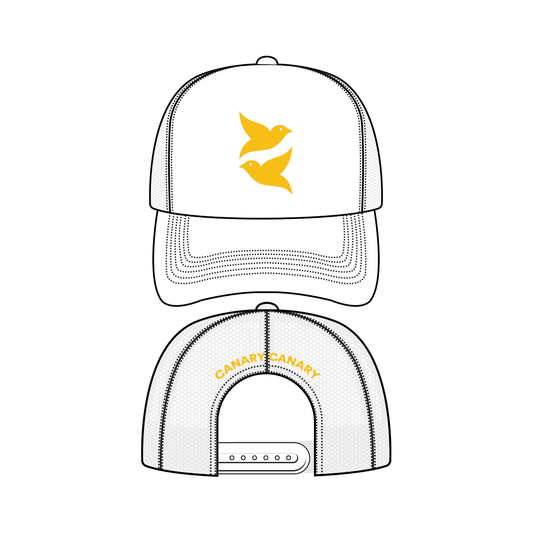 Canary Canary™ Trucker Hat - White